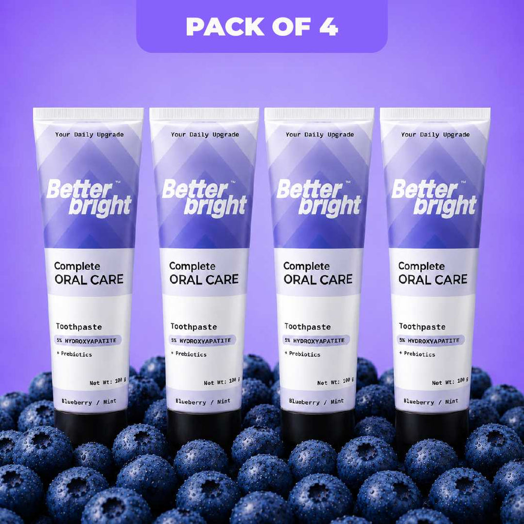Better Bright Blueberry Mint toothpaste 4-pack