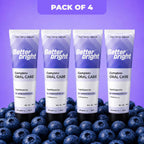 Better Bright Blueberry Mint toothpaste 4-pack