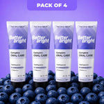 Better Bright Blueberry Mint toothpaste 4-pack