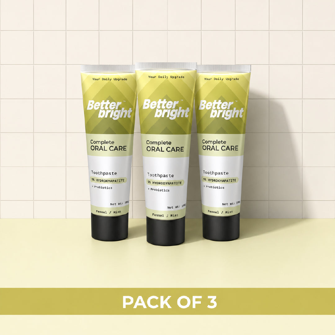 Better Bright Fennel Mint toothpaste 3-pack