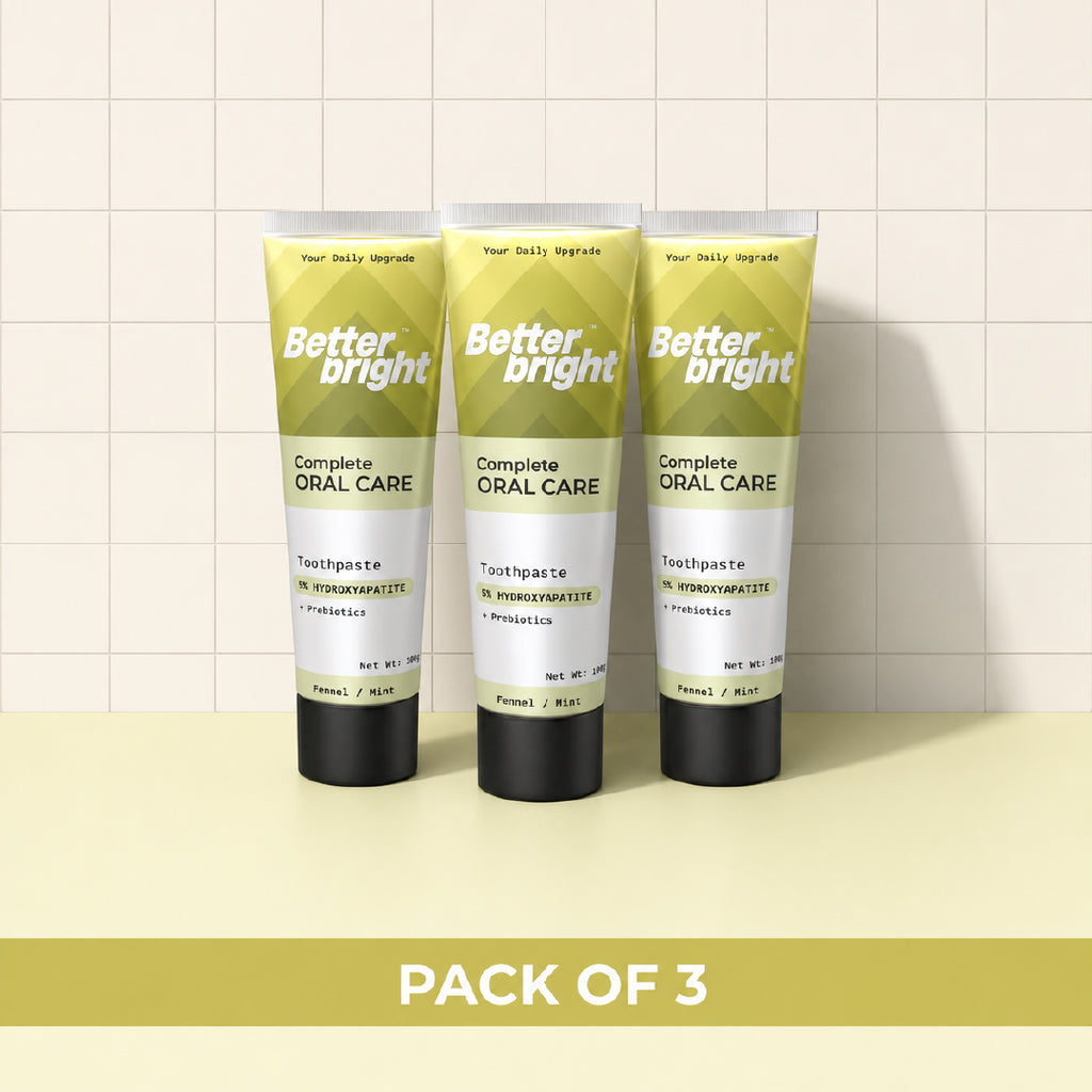Better Bright Fennel Mint toothpaste 3-pack