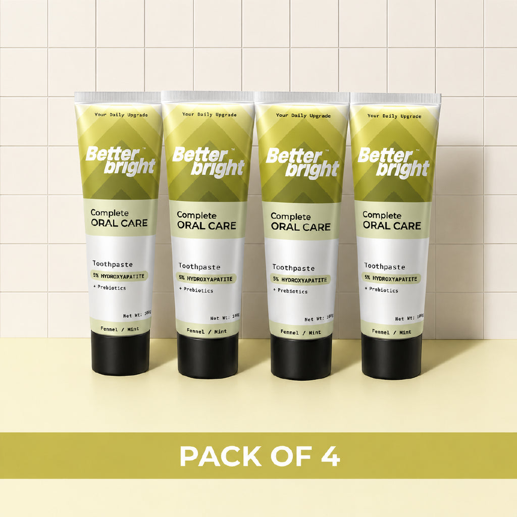 Better Bright Fennel Mint toothpaste 4-pack