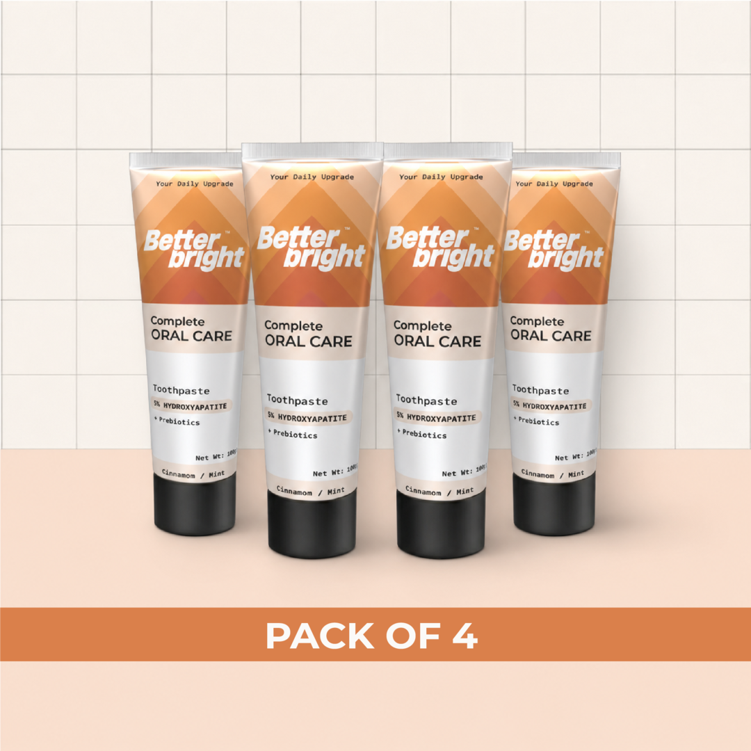 Better Bright Cinnamon Mint toothpaste 4-pack