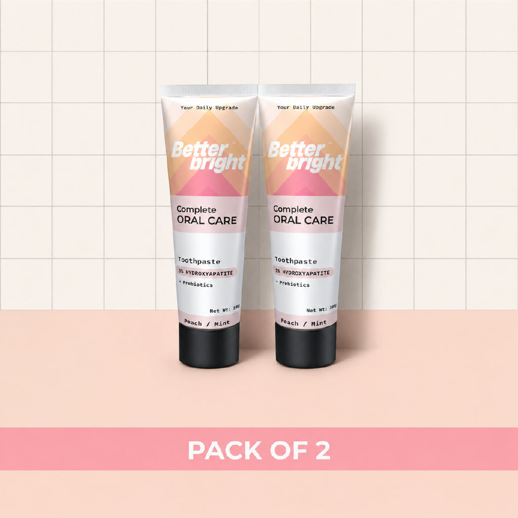Better Bright Peach Mint toothpaste 2-pack 